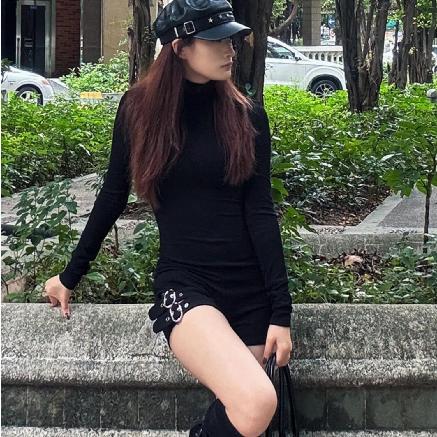 режим сочетания комбинированных женских басов Simpleiyadare à manches longues panement body 2025 nouveau Y2K Style отличаются Spice Girl barbot