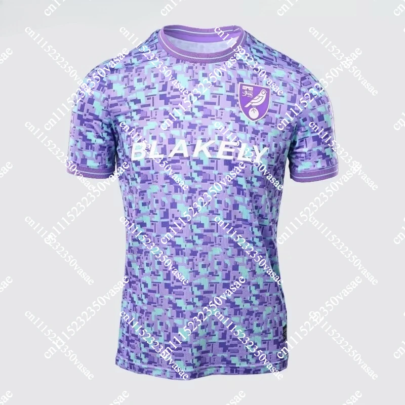 26/27 Norwich City Season Football Jersey Short Sleeve Unisex Fan Training Sports Top Family Matching