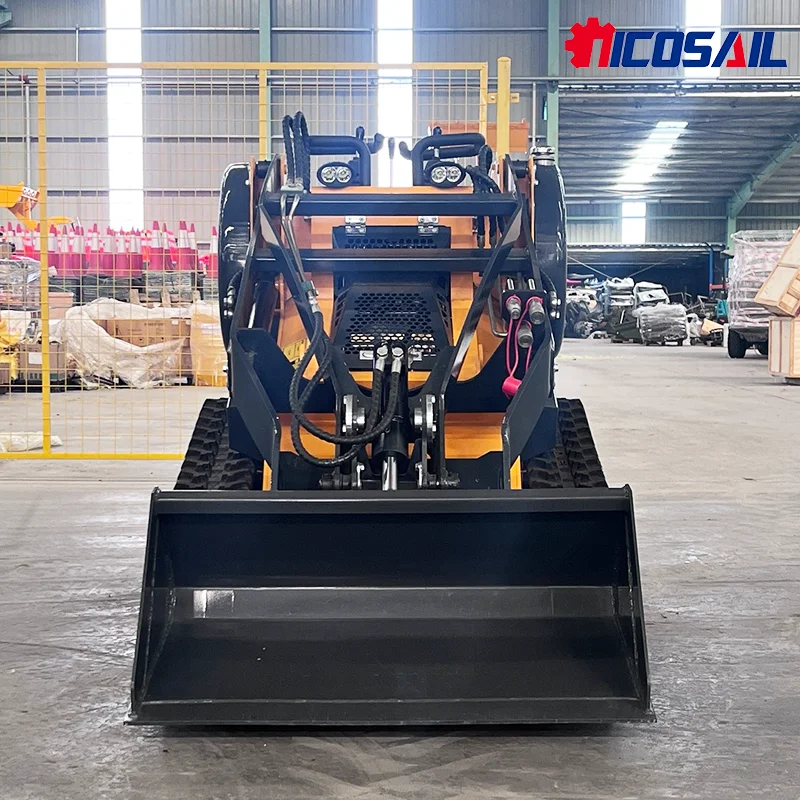 

Free Shipping!! Cheap Mini Skid Steer Loader Diesel Mini Skid Steer Loaders Wheel Loader Mini 380kg