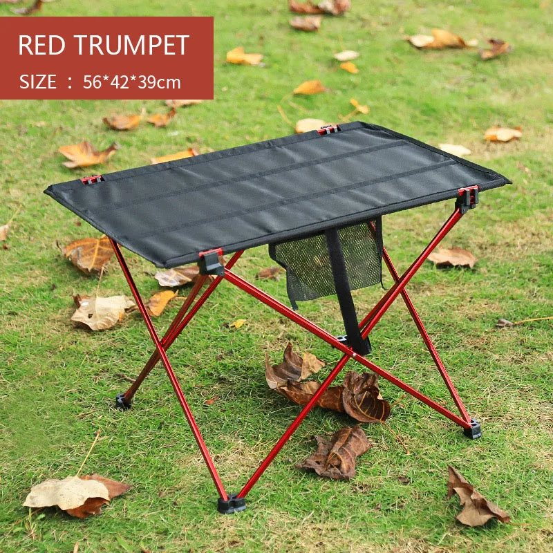 Outdoor Camping Table Portable Foldable Desk Computer Bed Ultralight Aluminium Hiking Climbing  Fishing Picnic Folding Tables