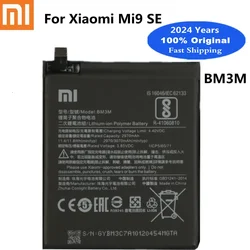 2024 Years High Quality BM3M Original Battery For Xiaomi Mi 9 SE Mi9 SE 3070mAh Phone Battery Bateria In Stock + Tracking Number