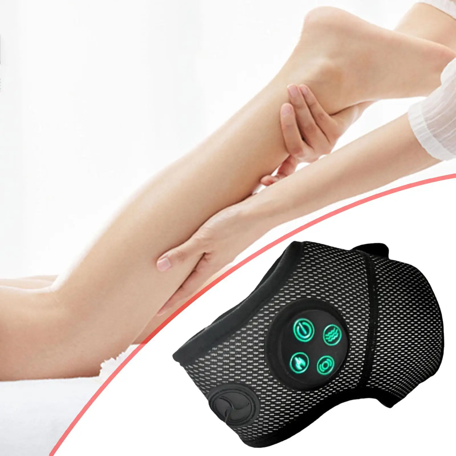 Ankle Brace Foot Massager Electric Ankle Heating Brace for Gym Travel Yoga