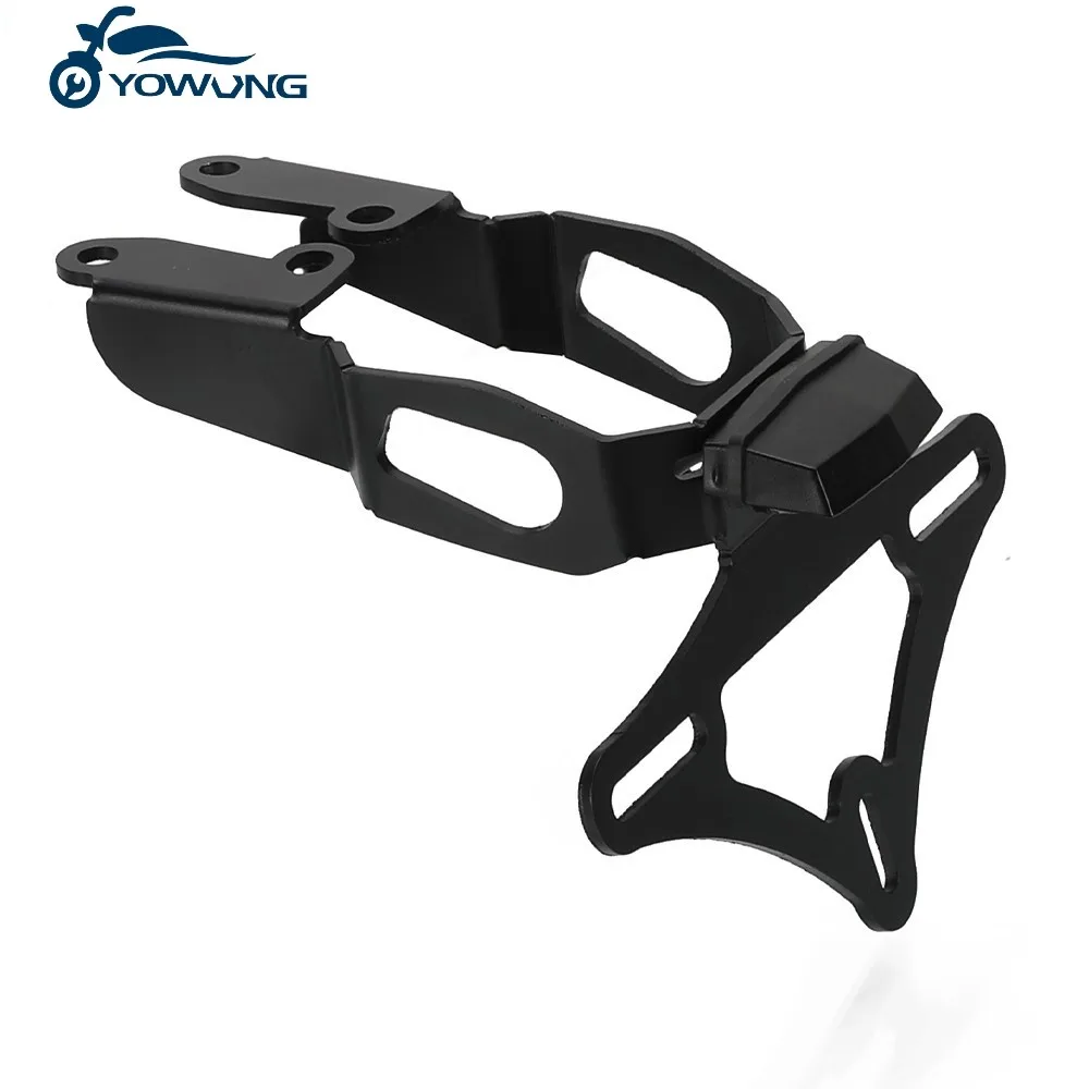 دراجة نارية لوحة ترخيص حامل الذيل دعامة إضاءة الحاجز مزيل لكاواساكي نينجا 250 400 500 Z400 Z250 Z500 2018-2025 #4