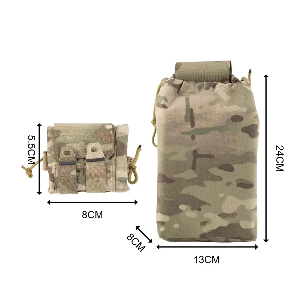 Bolsa táctica MOLLE enrollable – Almacenamiento ligero militar - imagen 5