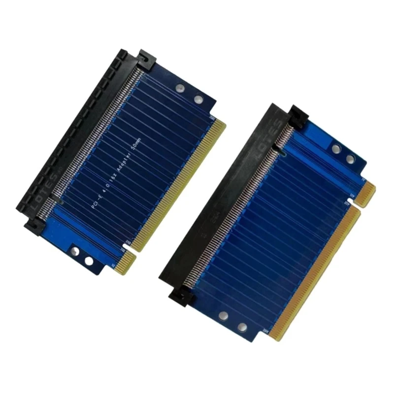 PCIE4.0 16X Risers การ์ด Gen4 16GT/s PCIE164 พวงมาลัยการ์ดอะแดปเตอร์ความสูง 3.0-5.0 ซม. สำหรับเพิ่มกราฟิก Cooling