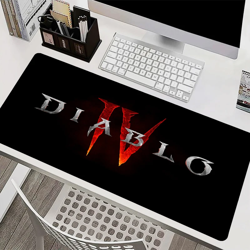 Diablo 4 HD Gamer Custom Mouse Pad Computer Gaming Accessories Keyboard Mousepad Office Laptop Non Slip Rubber Desk Mat Carpet