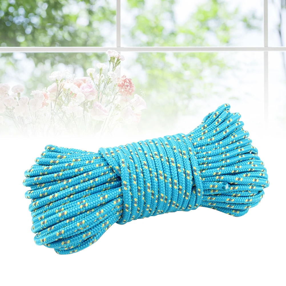 

20M 5Mm **Reflective Paracord** Thickened Durable Rope For Outdoor Survival Camping Hiking Fishing Tie Down Dog Leash Bracelet