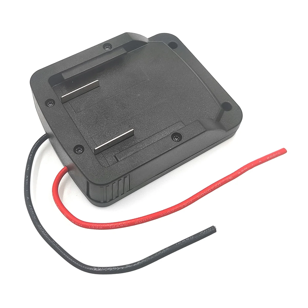 Adattatore batteria BAAQ per adattatore batteria agli ioni di litio da 18 V Uscita fai-da-te per connettore di alimentazione dock Accessori Connettore fai-da-te