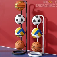 Estante de almacenamiento de baloncesto para niños de interior, cesta de almacenamiento de fútbol, estante colocado, soporte de voleibol para jardín de infantes, espacio