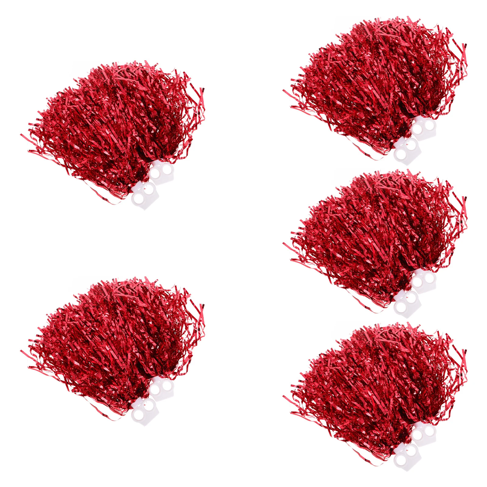 

10Pcs Cheerleading Pom Poms Reliable Grip Sports Dance Festival Performance Cheering Props Cheerleader Supplies