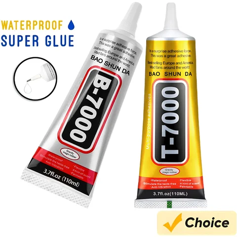 BAO SHUN DA B-7000 Clear Contact Phone Repair Adhesive Universal Glass Plastic DIY Glue T7000 with Precision Applicator Glue