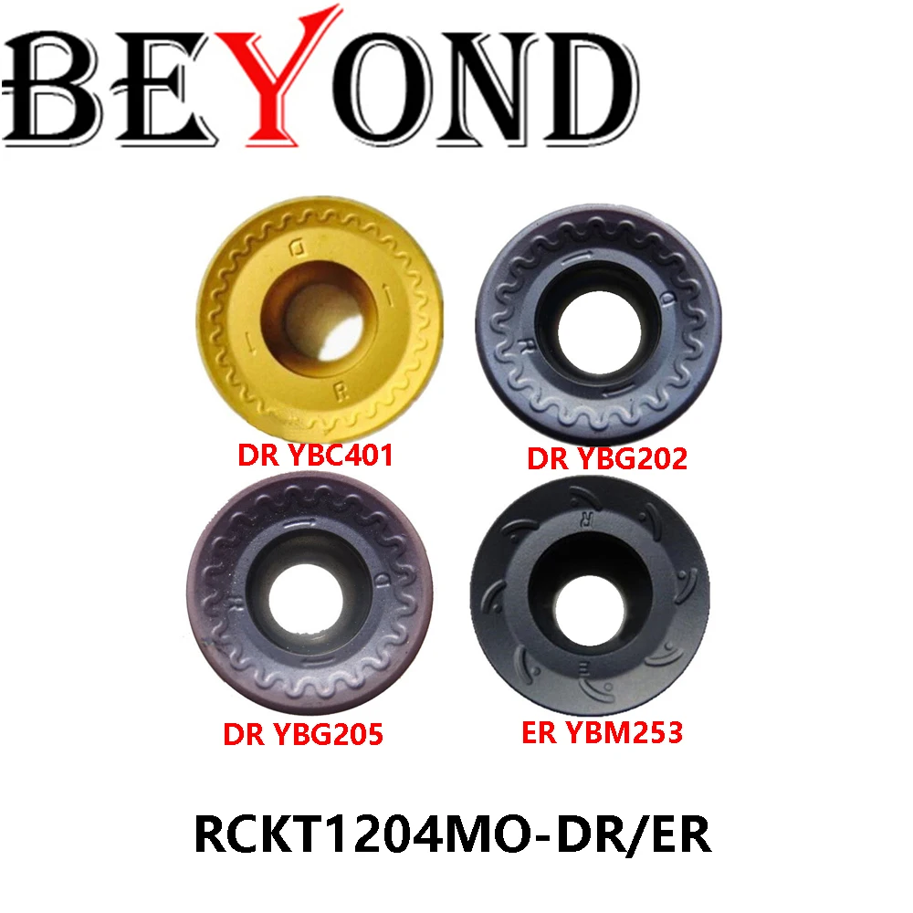 Original RCKT1204MO-DR YBC401 YBG202 YBG205 RCKT1204MO-ER YBM253 RCKT CNC Milling Cutter Turning Tools Carbide Inserts BEYOND