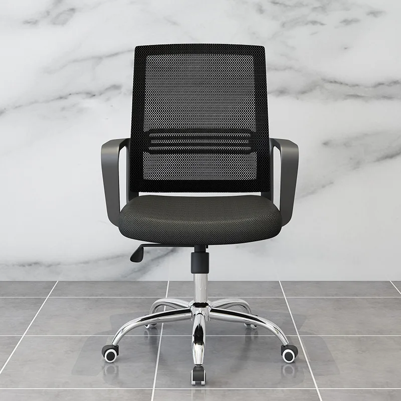 Modern Minimalist Computer Chair Nordic Breathable Comfortable Staff Office Chairs Height-Adjustable Business Furniture FYOC