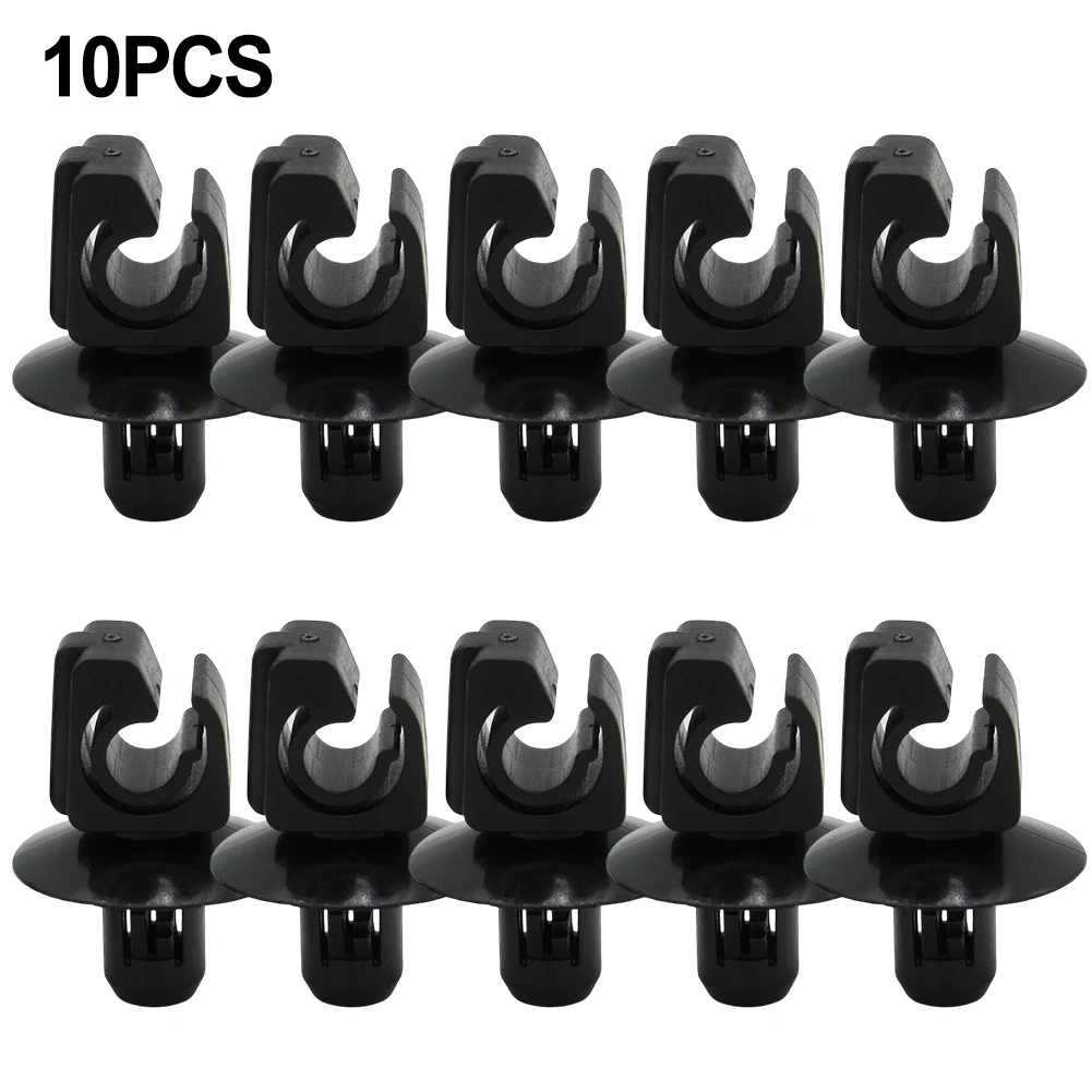 Brake Pipe Holder Rear Brake Hose Clips Car Interior High Universality Fitment Long-lasting Nylon Material For Brake Line