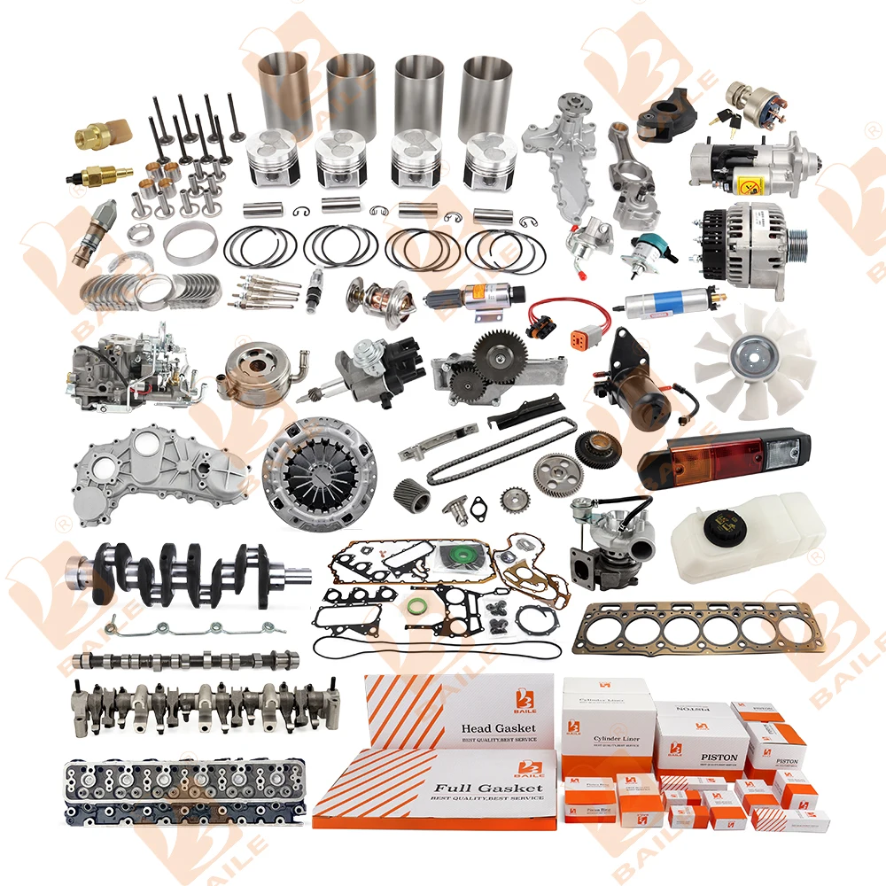 DB58 Engine Rebuild Kit Complete Overhaul Kit for Doosan Diesel Engine Gasket Kit Piston Ring Cylinder Liner Bearing Full Set