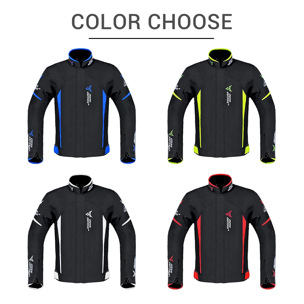 Men Motorcycle Jacket Waterproof Motorbike Riding Reflective Coat Moto Jacket +Pants Riding Racing Motorbike Clothing Moto Suit