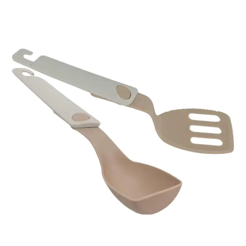 

Camping Spatula Set Portable Nylon Spoon Shovel Camping Kitchen Cooking Tools Small Pancake Food Serve Turner Outdoor Travel BBQ