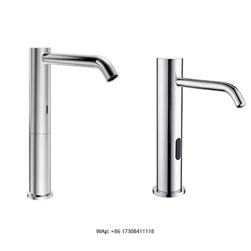 Stainless steel automatic intelligent kitchen bathroom infrared hot and cold induction hand washing faucet