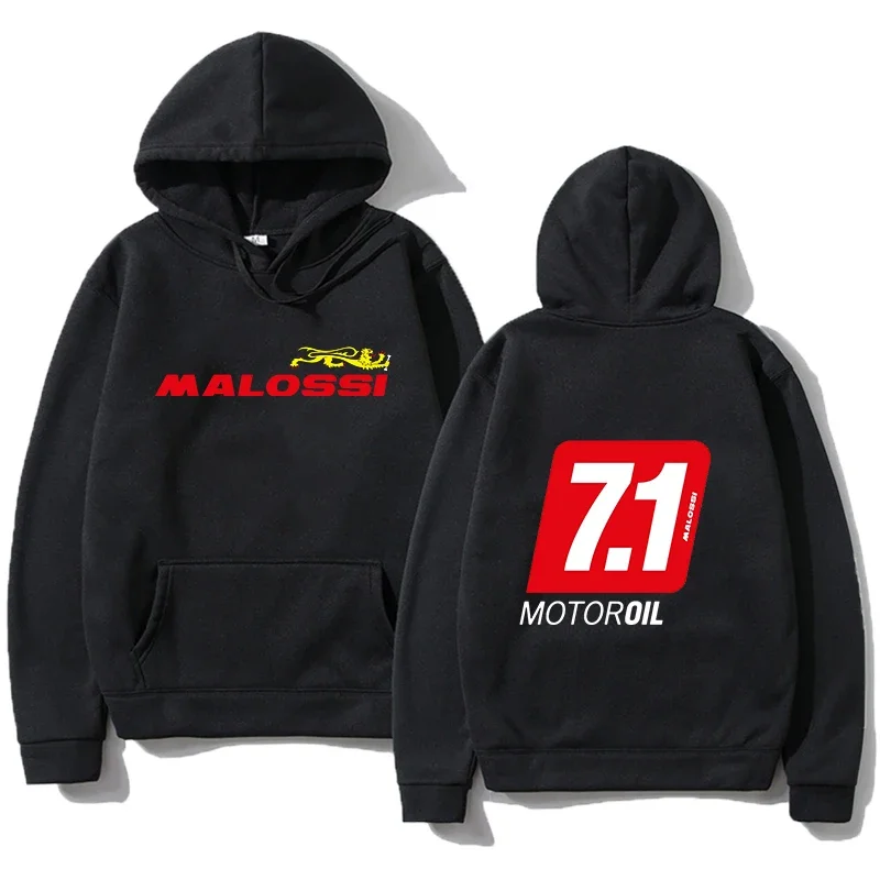 2024 New Malossi Theme Hoodie Men's Printed Unisex Streetwear Hip Hop Style Autumn and Winter Fashion Hip Hop Tops Men's