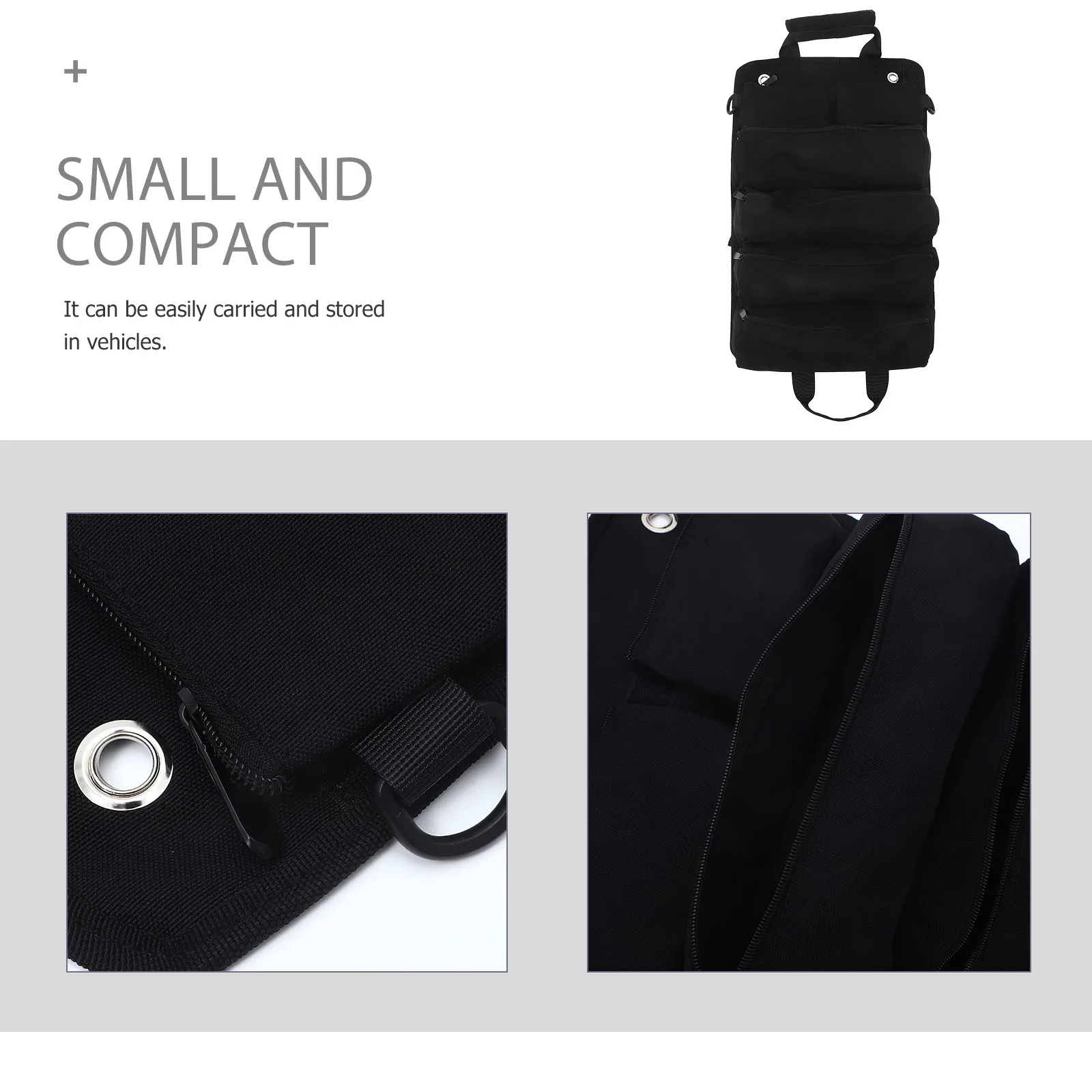 

Roll Up Tool Bag 24 Grid Portable Organizer For Gardening Electrical Woodworking Tools Storage Wrench Pouch Mechanic