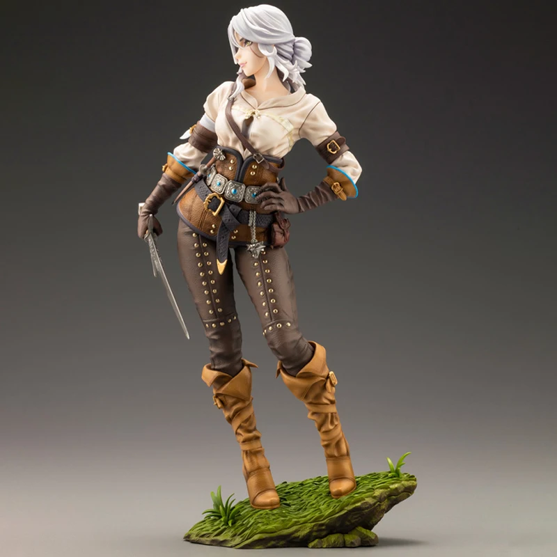 In Stock Genuine Original KOTOBUKIYA Ciri The Witcher 3 Action Anime Figure 23CM Collectible Model Dolls Statuette Ornament Gift