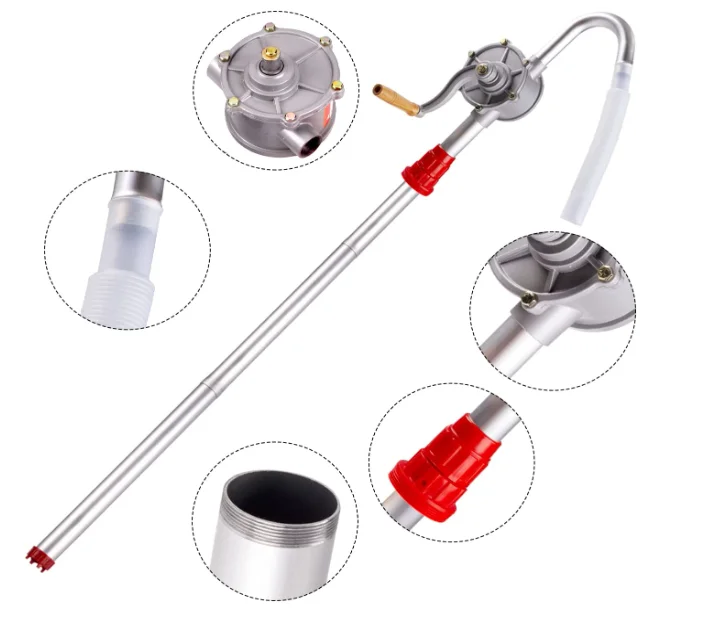 

Rotary Hand Pump for Oil Drum Petrol Manual Hand Rotary Oil Pump Hand Operated Oil Pump