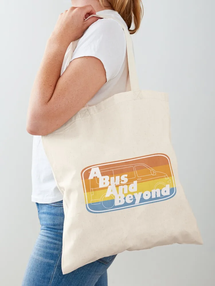 

A Bus And Beyond Logo Tote Bag Shopper handbag tote bag custom reusable shopping bags Lady bag