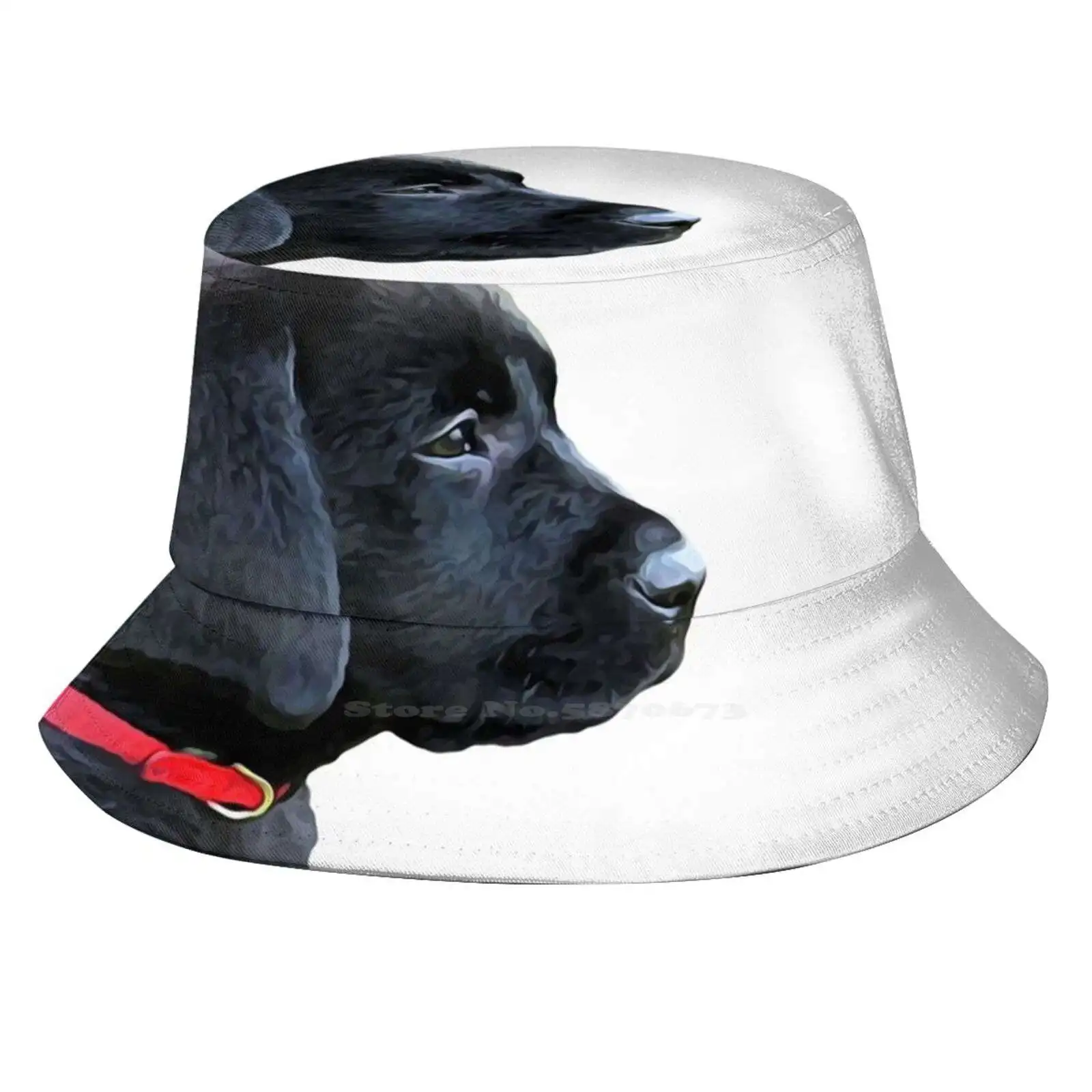 Black Labrador Puppy Unisex Summer Cap Sunscreen Hat Black Retriever Labrador Dog Black Labrador Retriever Lab Dog Black Labs