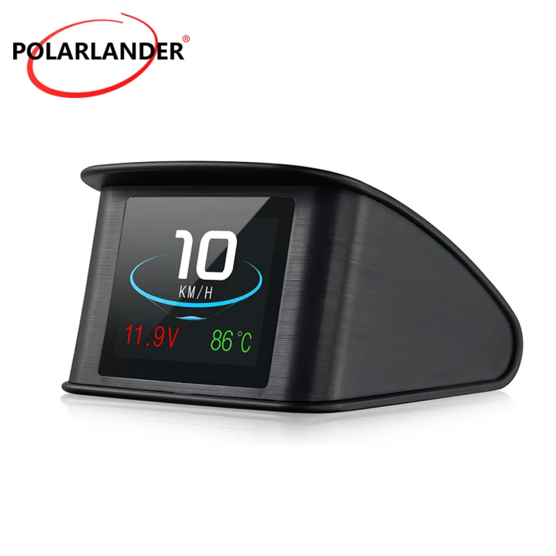 P10 OBD2 Car Multi‑Function Digital Meter Speed RPM Coolant Temp Voltage Fuel Consumption Car Monitor