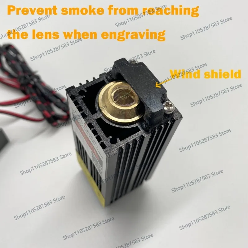 Actual measured power 7000mw laser module 7w high-power 445nm blue light engraving machine accessory 12vttl - view 6
