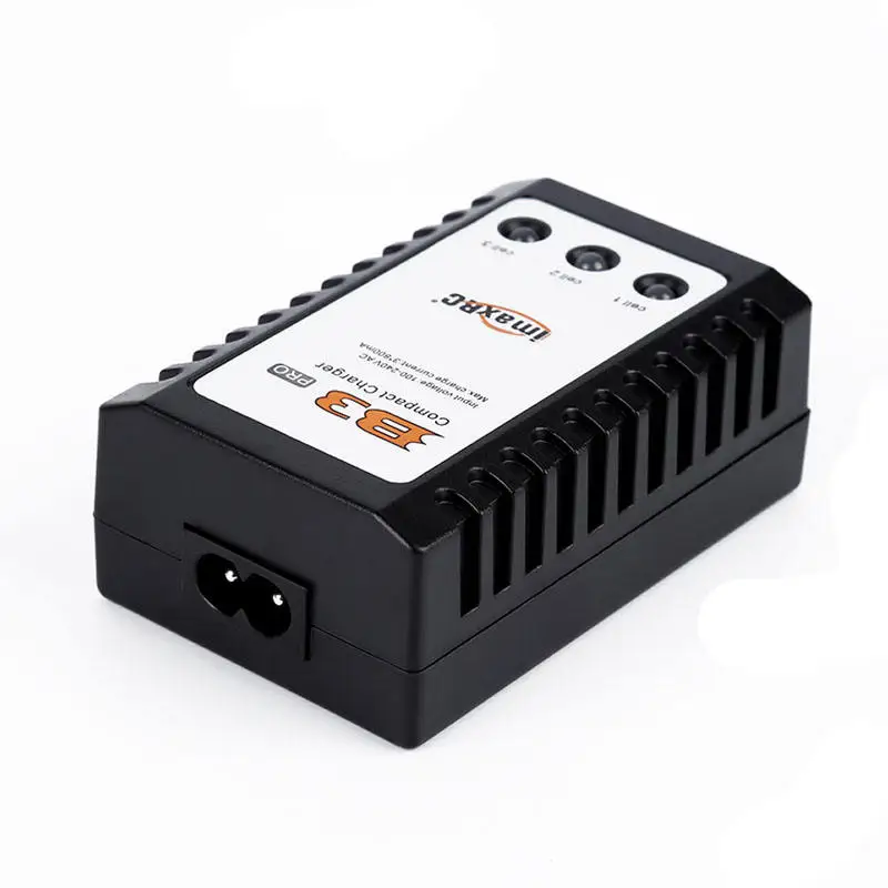 Imagem -04 - Carregador de Bateria de Equilíbrio Ac100v240v Imax b3 Pro Compacto 10w 2s 3s Lipo Carregador de Fonte de Alimentação para Helicóptero rc Bateria Lipo ue Eua