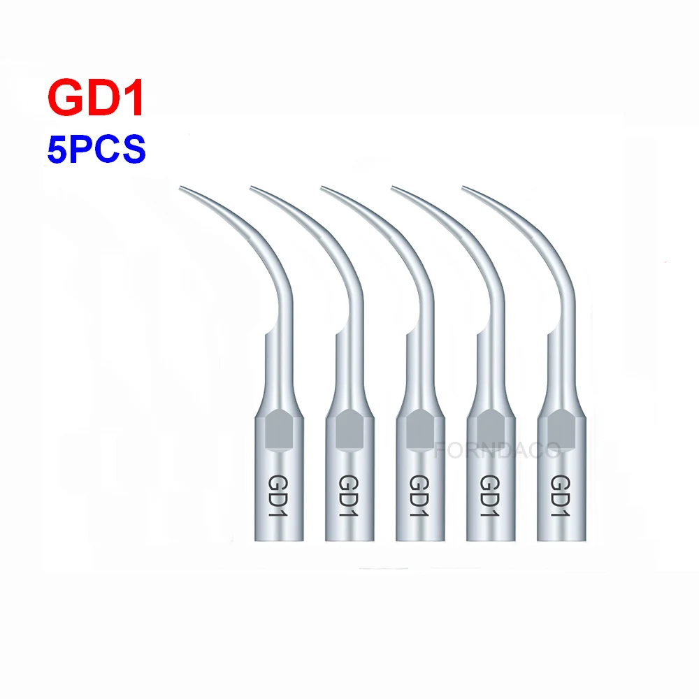 

5pcs GD1 Dental Ultrasonic Scaler Tip Scaling Endo Perio Dentists Tools Periodontics Endodontics for SATELEC NSK GNATUS DTE