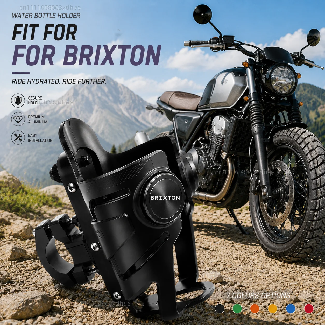 

Motorcycle Water Bottle Holder For Brixton Cromwell 125 250 1200 Coffee Beverage Tea Cup Support Modification Accessories