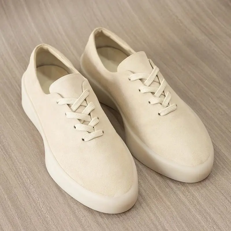 

Новые мужские повседневные кроссовки 2025 года: дышащие, в стиле High Street, с круглым носком, для весны и осени, в британском стиле, для спорта