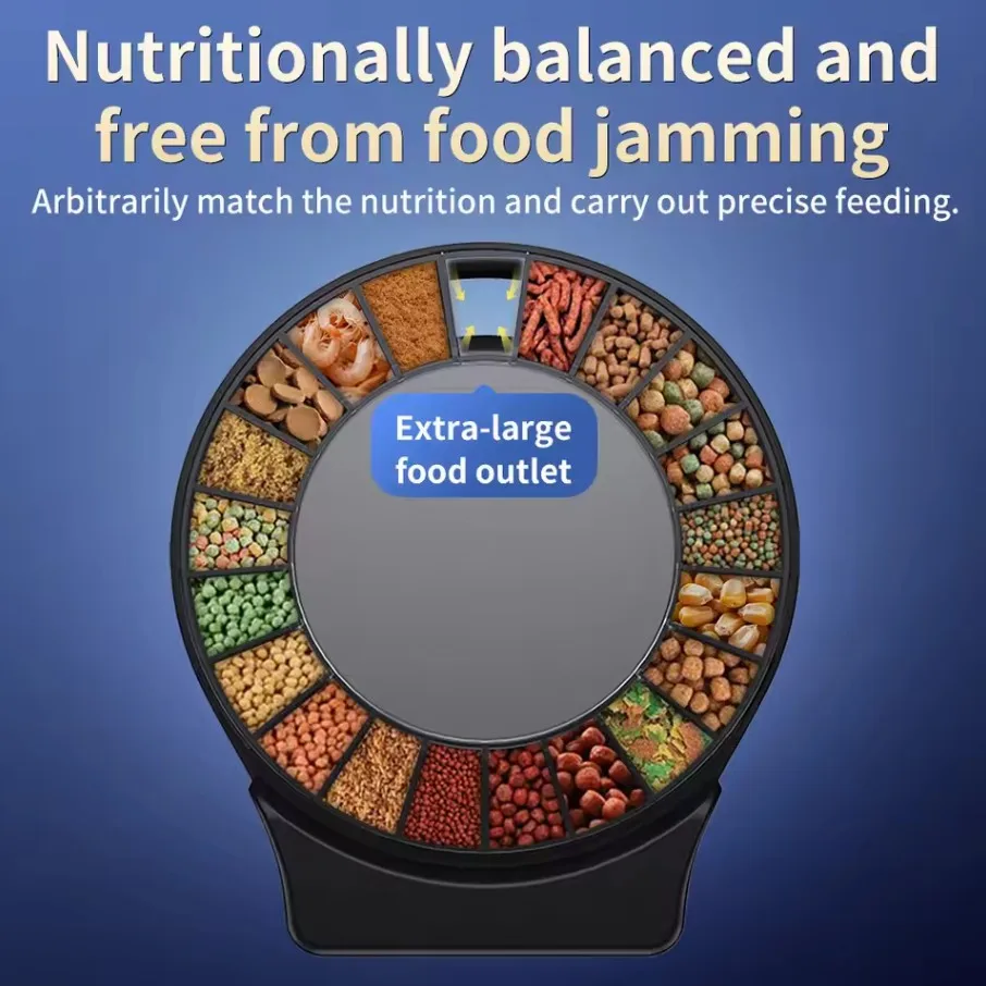 Jebao Jecod DRF التلقائي خزان الأسماك المغذية BT التحكم عن بعد مع توقيت رقمي تغذية موزع الغذاء لحوض السمك أسماك الحيوانات الأليفة