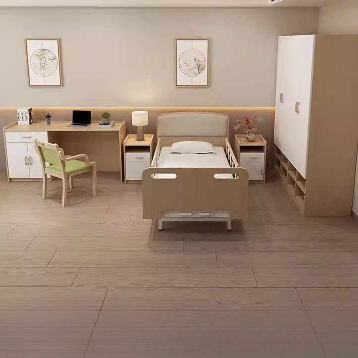 المنزل التمريض المنزل سرير التمريض مناسبة للأثاث القديم الكهربائية سرير مفرد خزانة مكتب كرسي السرير الجدول الأثاث