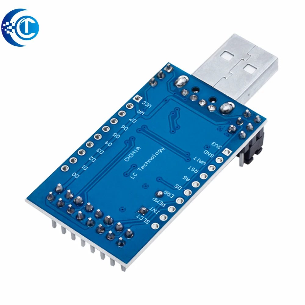 CH341A USB Programmer Multi‑Function Converter Board UART SPI I2C Parallel Port with LED Indicator