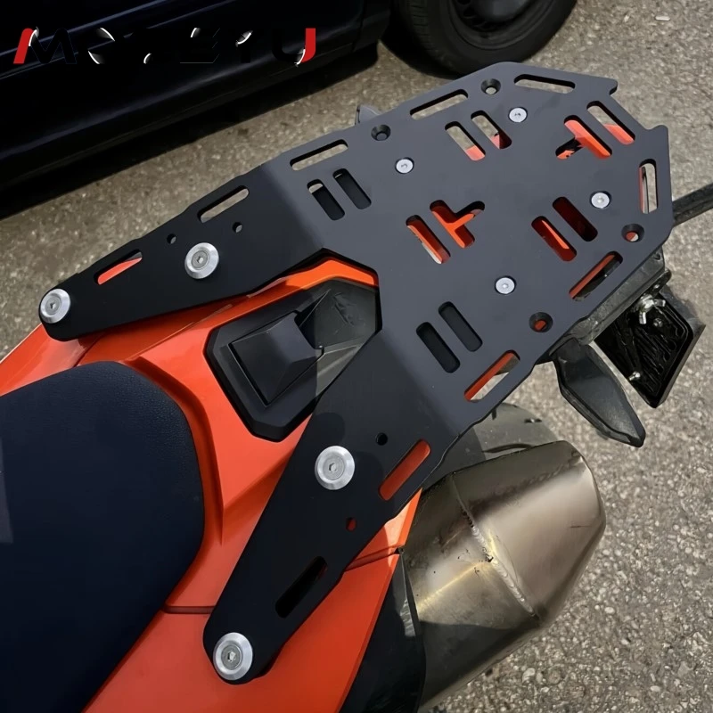 

For KTM 690 SMCR 690 EnduroR 2008-2018 2019-2024 2025 2026 Motorcycle Accessories Rear Luggage Rack Cargo Bracket OS-Rack Loops