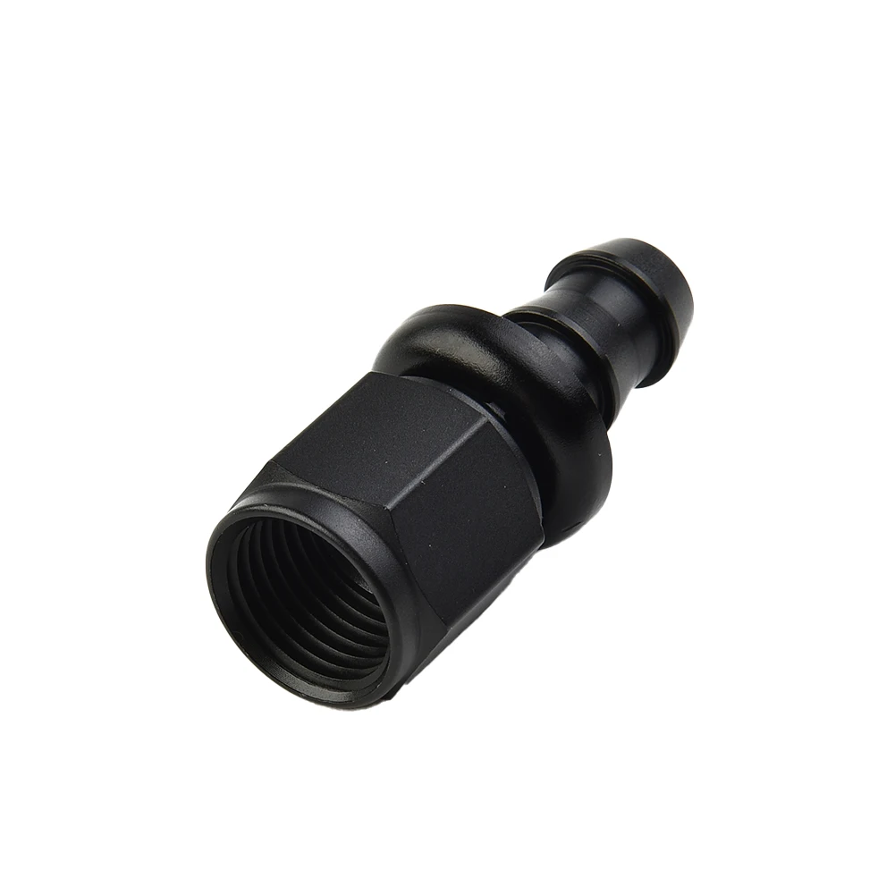 Black Adapter Swivel Fitting Replacement Straight 6AN AN6 Female To 3/8” Accessories Aluminum Alloy Push On Hot Sales