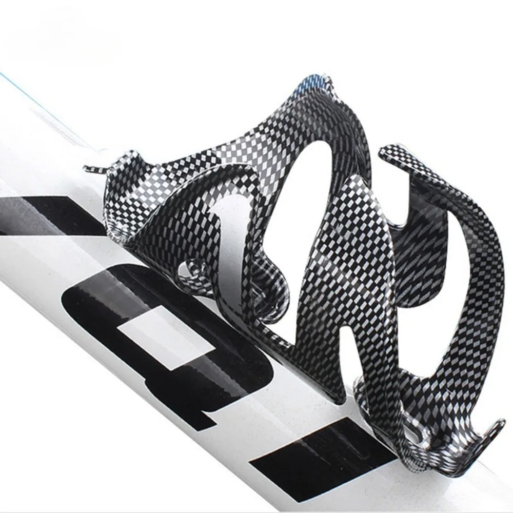 

Fiberglass kettle holder Water cup bottle holder Carbon pattern kettle holder Mountain bike bicycle