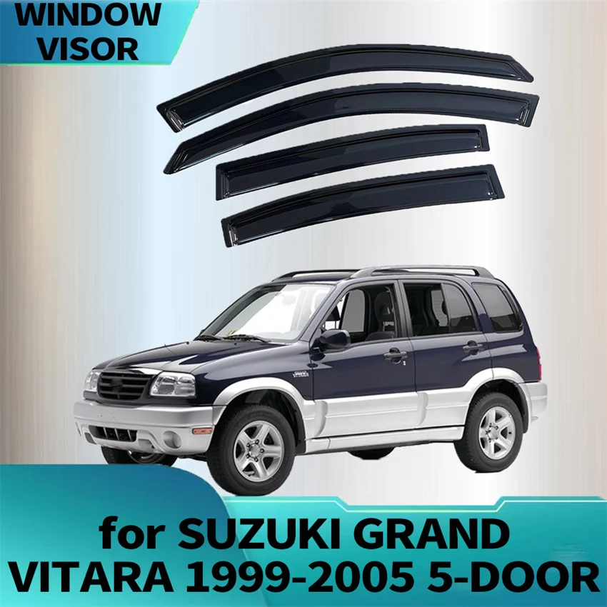 

Оконный козырек для SUZUKI GRAND VITARA 1999-2005 5D ветровые дефлекторы дождевики дверной козырек вентиляционные шторы Ventvisor