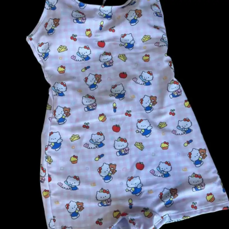 Sanrios Hello Kittys Swimsuit Cute Self-Cultivation Student Bikini Ins New Model College Cute Fashion Cartoon Best Creativity