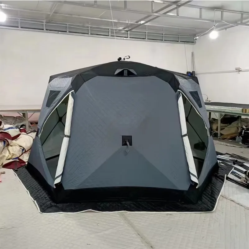 Insulated Portable Tent with Quick Setup, Perfect for Outdoor Camping, Hiking, Ice Fishing, Sauna Activities, 4 Persons, Winter