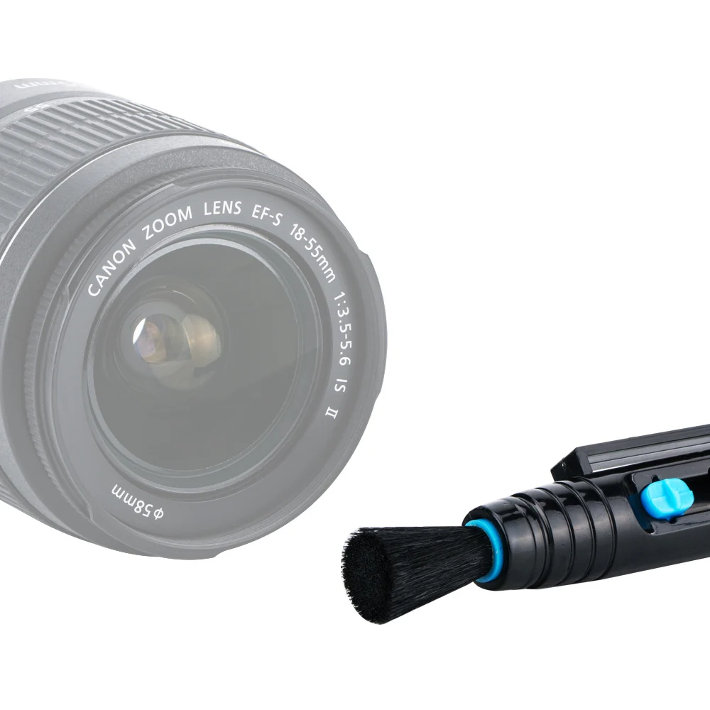 Набор для чистки линз JJC, инструмент для очистки линз от пыли, щетка для очистки камер Canon, Nikon, Sony, Fujifilm, DSLR