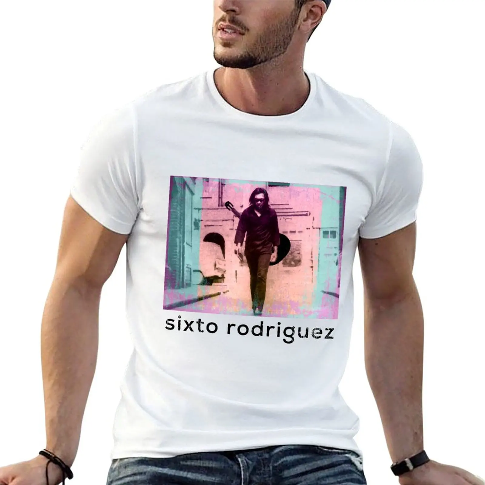 Sixto Rodriguez - Sugar man tribute T-Shirt Casual Trendy Streetwear Tee Shirt