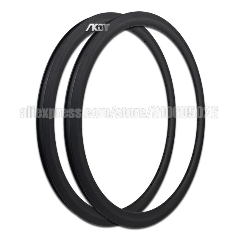 Light Durable BMX Mini 20 Inch Rims Carbon Fiber 25mm Depth 21mm Width Clincher Rim Brake Carbon Bicycle rims 451 20\