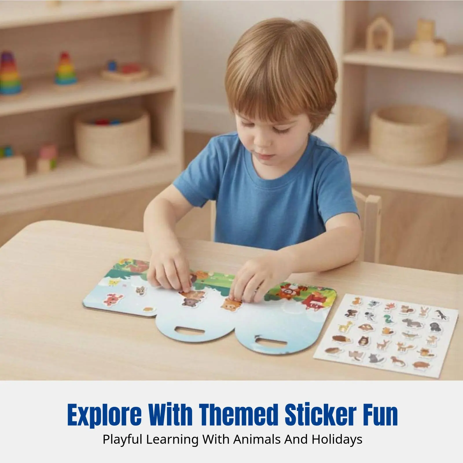 

Многоразовая книга с наклейками-желе, портативная, на тему существ Хэллоуина, развивающая игрушка для детей, для раннего обучения