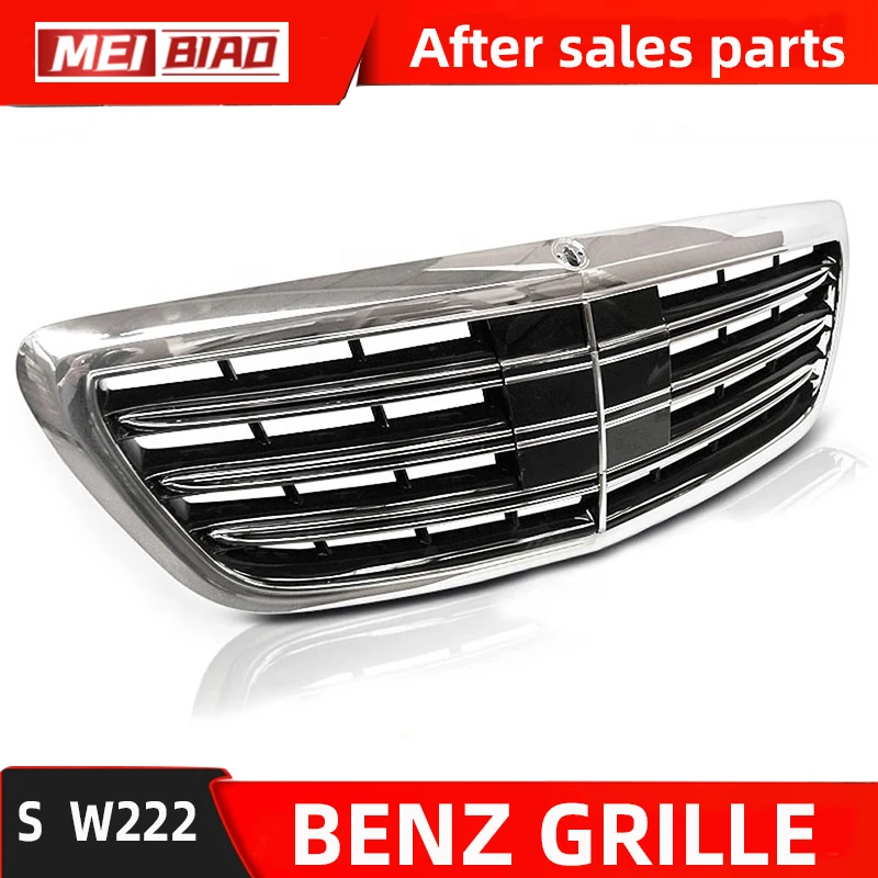 For Mercedes BENZ  Grille W222 S Class  S600 S500 With Acc Wihtout  Camera Hole Front Middle Net Car Auto part Oem A 2228801683