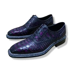 sanyeshechiping new arrival men dress shoes male formal shoes crocodile shoes for male