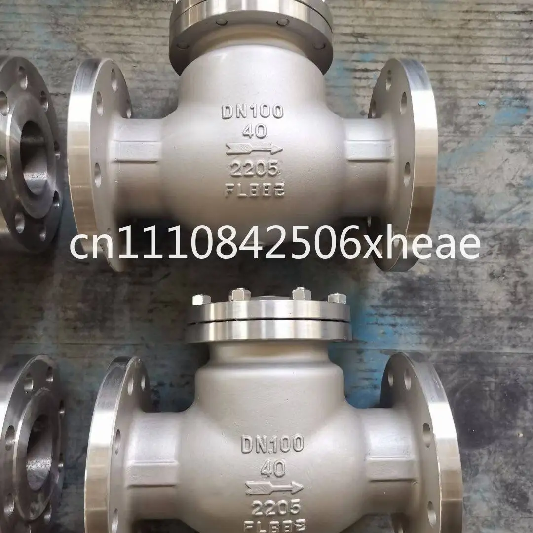Stainless steel 2205 flange check valve horizontal check valve H44W-16V duplex steel 2507 check valve